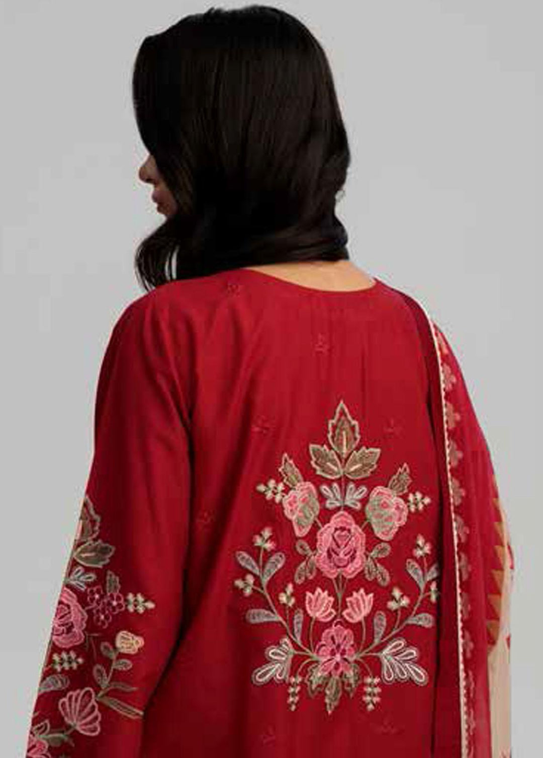 Coco by Zara Shahjahan Embroidered Lawn Suits Unstitched 3 Piece CZS23S 7B - Summer Collection