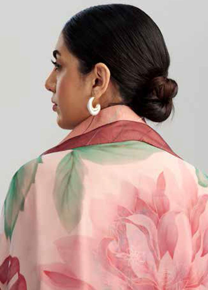 Coco by Zara Shahjahan Embroidered Lawn Suits Unstitched 3 Piece CZS23S 8A - Summer Collection