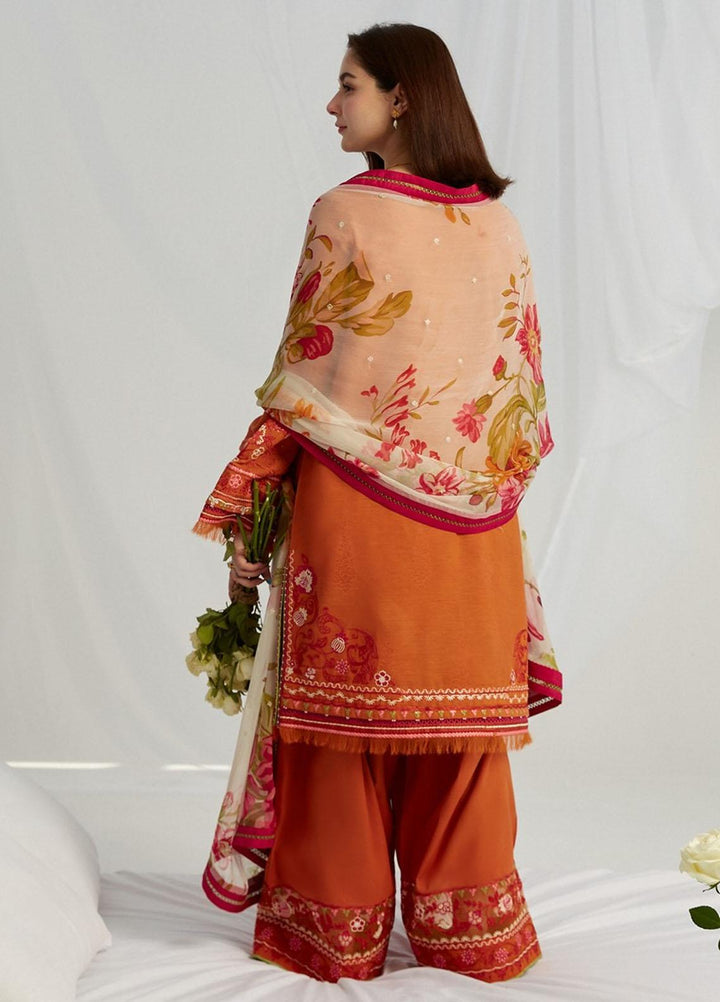 Coco by Zara Shahjahan Embroidered Lawn Suits Unstitched 3 Piece CZS23SL 10B - Summer Collection