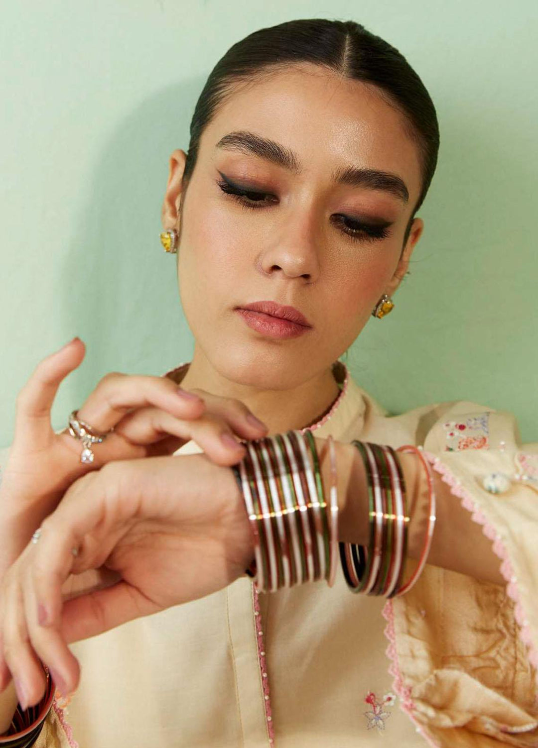 Coco by Zara Shahjahan Embroidered Lawn Suits Unstitched 3 Piece CZS23SL 2A - Summer Collection