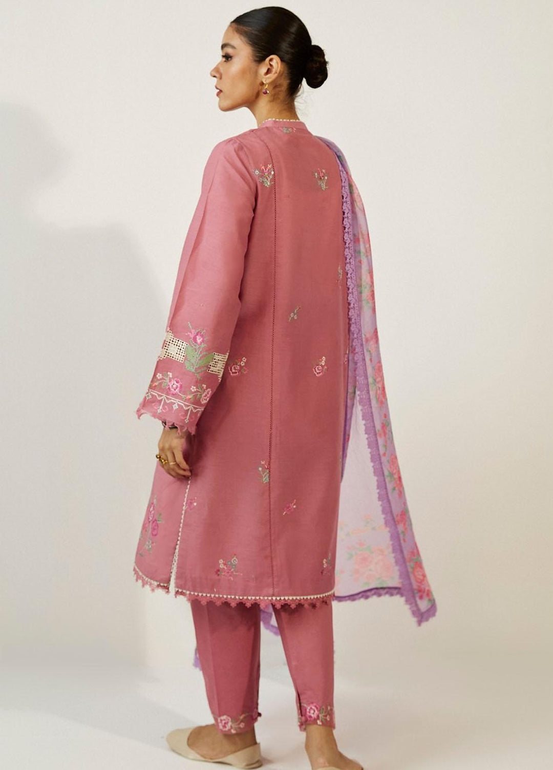 Coco by Zara Shahjahan Embroidered Lawn Suits Unstitched 3 Piece CZS23SL 2B - Summer Collection