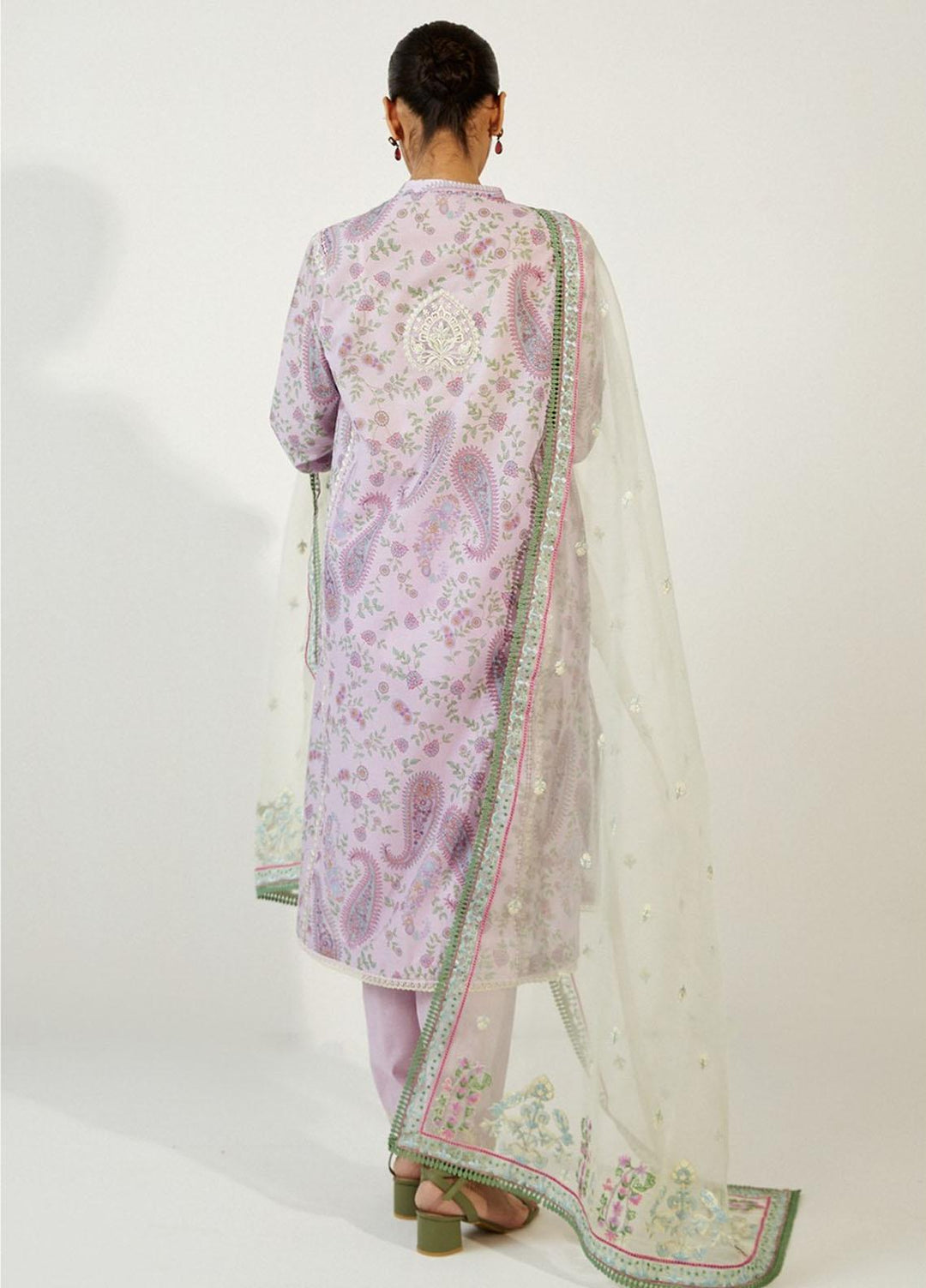 Coco by Zara Shahjahan Embroidered Lawn Suits Unstitched 3 Piece CZS23SL 3A - Summer Collection