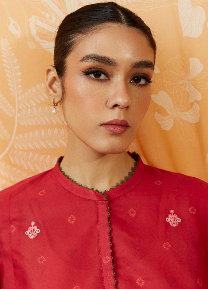 Coco by Zara Shahjahan Embroidered Lawn Suits Unstitched 3 Piece CZS23SL 5A - Summer Collection