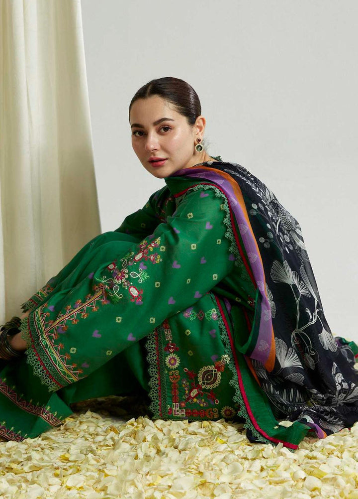 Coco by Zara Shahjahan Embroidered Lawn Suits Unstitched 3 Piece CZS23SL 5B - Summer Collection