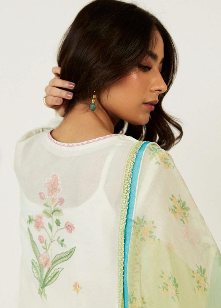 Coco by Zara Shahjahan Embroidered Lawn Suits Unstitched 3 Piece CZS23SL 6A - Summer Collection