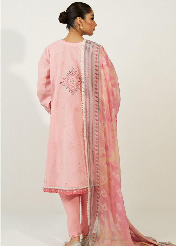 Coco by Zara Shahjahan Embroidered Lawn Suits Unstitched 3 Piece CZS23SL 8A - Summer Collection