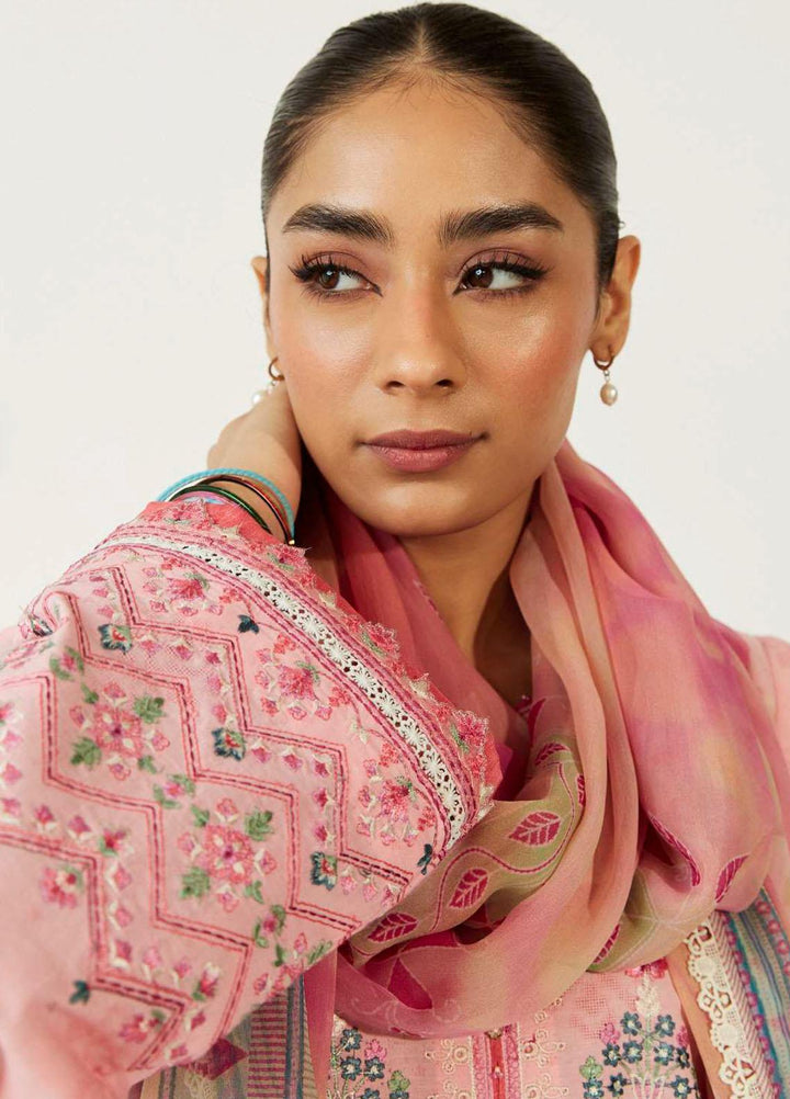 Coco by Zara Shahjahan Embroidered Lawn Suits Unstitched 3 Piece CZS23SL 8A - Summer Collection