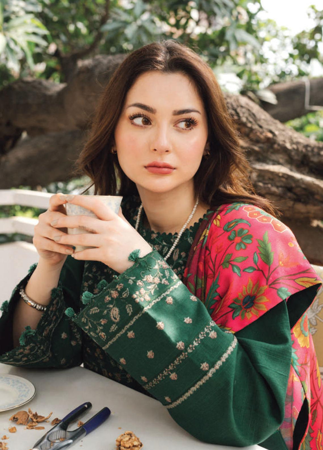Coco By Zara Shahjahan Embroidered Khaddar Suits Unstitched 3 Piece CZS21UW ZR-08 A - Winter Collection