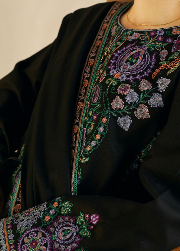 Coco By Zara Shahjahan Embroidered Linen Suits Unstitched 3 Piece CZS23W 5B - Winter Collection