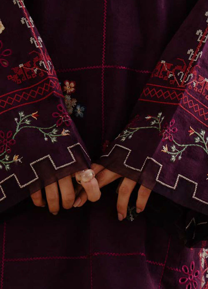 Coco by Zara Shahjahan Embroidered Jacquard Suits Unstitched 3 Piece CZS25LD D-5 B Sufa - Summer Collection