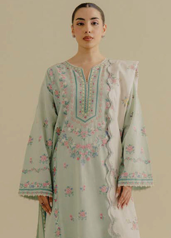 Coco by Zara Shahjahan Embroidered Jacquard Suits Unstitched 3 Piece CZS25LD D-9 A Zeest - Summer Collection