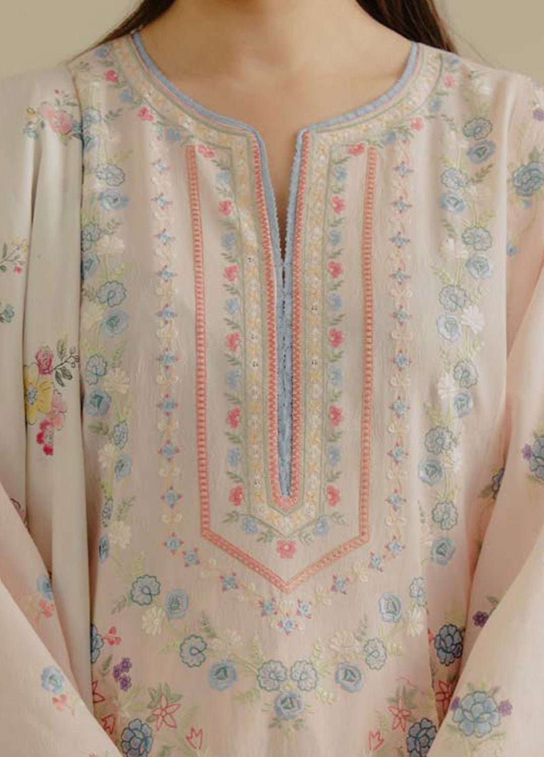 Coco by Zara Shahjahan Embroidered Jacquard Suits Unstitched 3 Piece CZS25LD D-9 B Zeest - Summer Collection