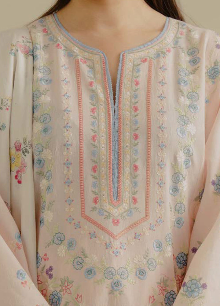 Coco by Zara Shahjahan Embroidered Jacquard Suits Unstitched 3 Piece CZS25LD D-9 B Zeest - Summer Collection