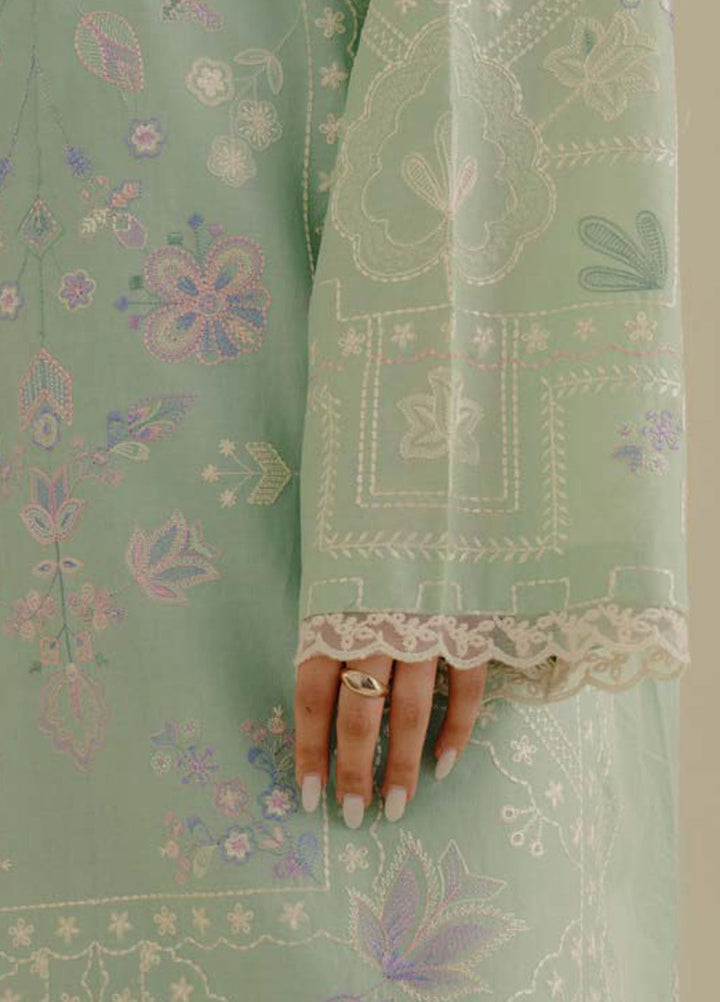 Coco by Zara Shahjahan Embroidered Lawn Suits Unstitched 3 Piece CZS25LD D-10 A Nyssa - Summer Collection