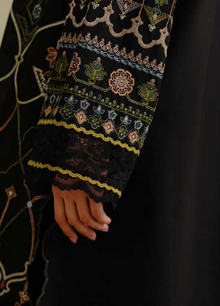 Coco by Zara Shahjahan Embroidered Lawn Suits Unstitched 3 Piece CZS25LD D-2 A Iris - Summer Collection