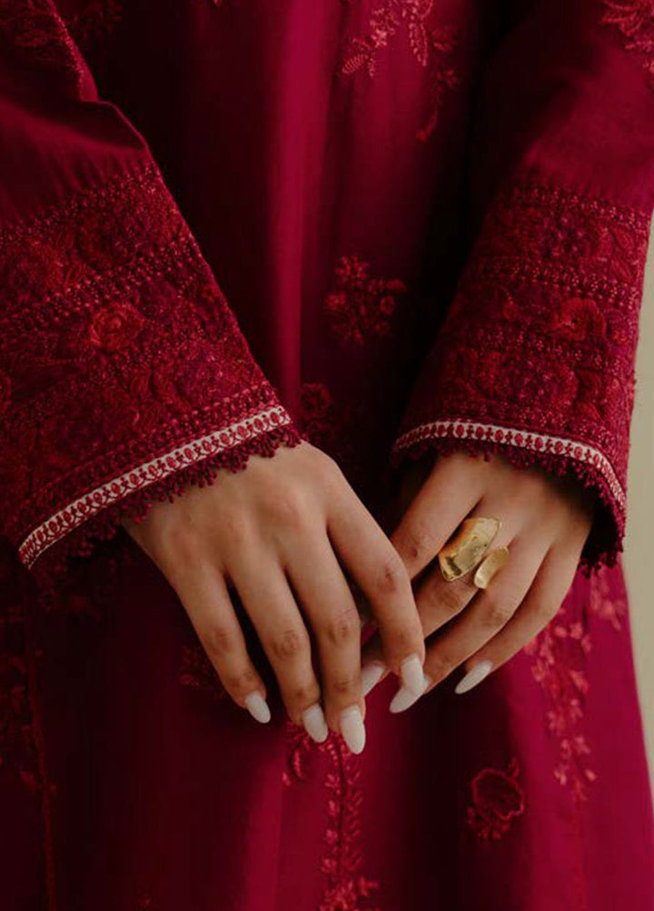 Coco by Zara Shahjahan Embroidered Lawn Suits Unstitched 3 Piece CZS25LD D-3 B Luleh - Summer Collection
