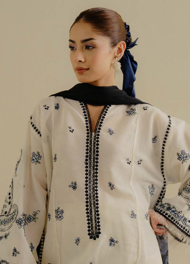 Coco by Zara Shahjahan Embroidered Lawn Suits Unstitched 3 Piece CZS25LD D-4 A Yana - Summer Collection