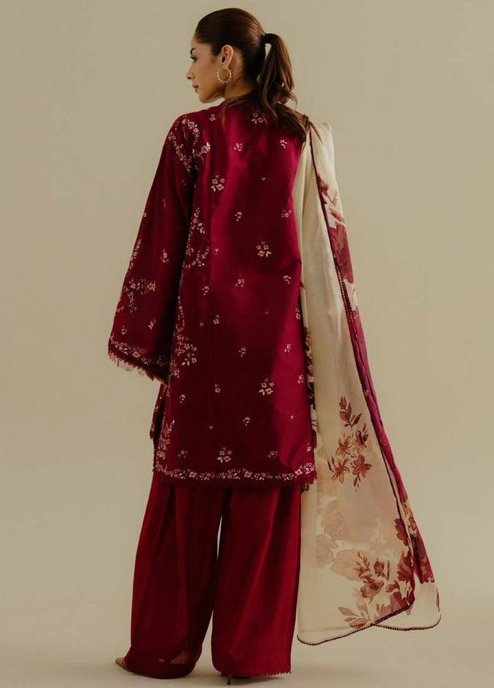 Coco by Zara Shahjahan Embroidered Lawn Suits Unstitched 3 Piece CZS25LD D-4 B Yana - Summer Collection