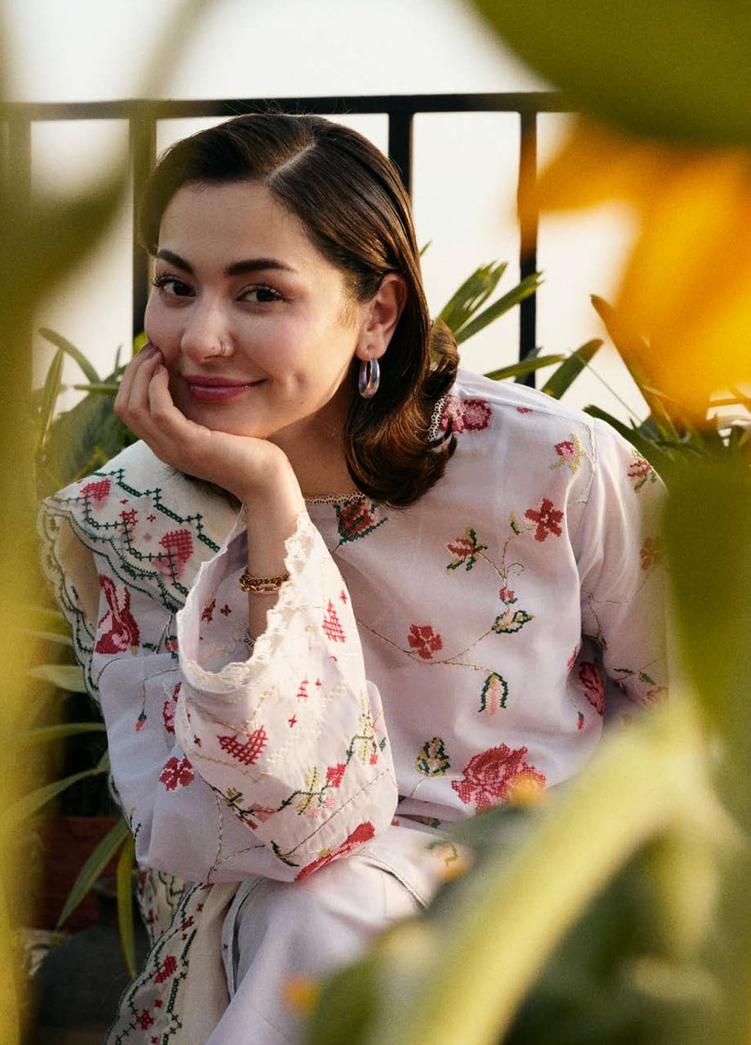 Coco by Zara Shahjahan Embroidered Lawn Suits Unstitched 3 Piece CZS25LD D-6 B Zufra - Summer Collection