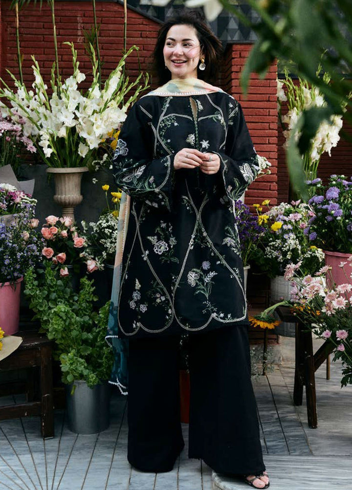 Coco by Zara Shahjahan Embroidered Lawn Suits Unstitched 3 Piece CZS25LD D-8 A Tara - Summer Collection