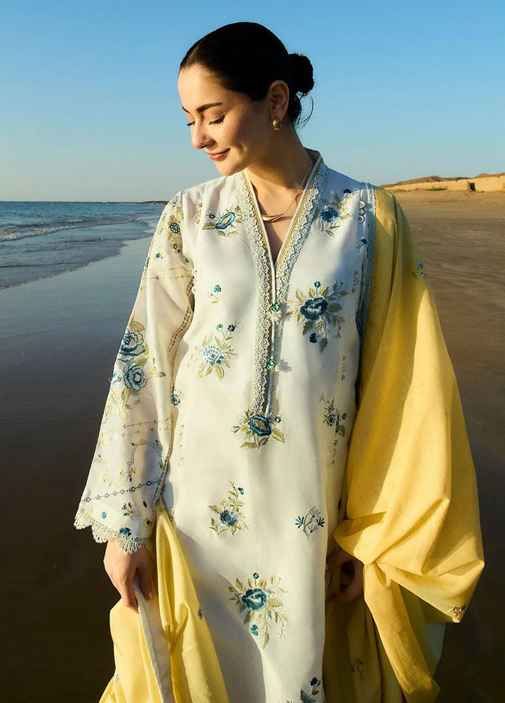 Coco By Zara Shahjahan Embroidered Jacquard Suits Unstitched 3 Piece CZS25L D10B Nora - Summer Collection