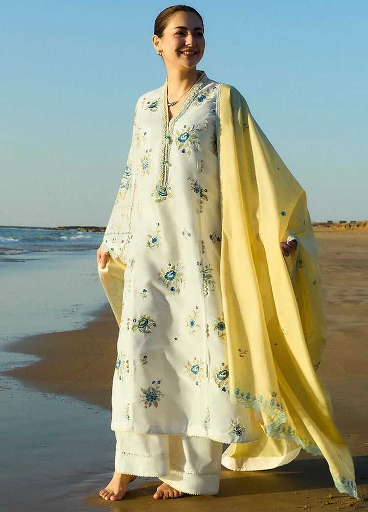 Coco By Zara Shahjahan Embroidered Jacquard Suits Unstitched 3 Piece CZS25L D10B Nora - Summer Collection
