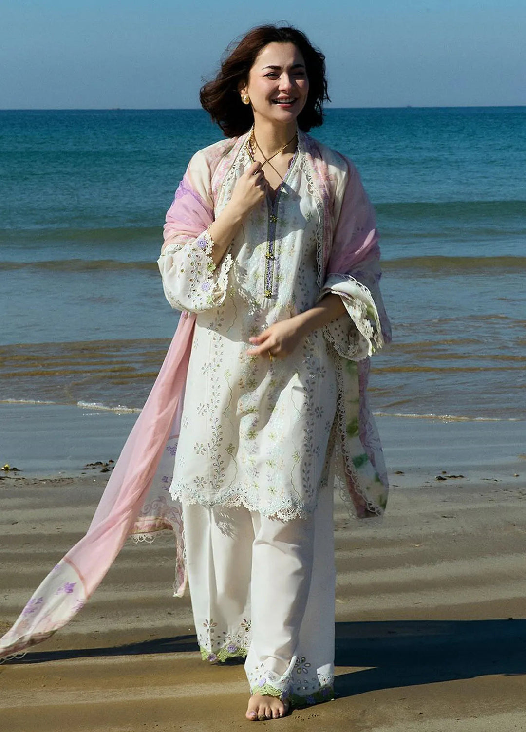 Coco By Zara Shahjahan Embroidered Lawn Suits Unstitched 3 Piece CZS25L D5B Silas - Summer Collection