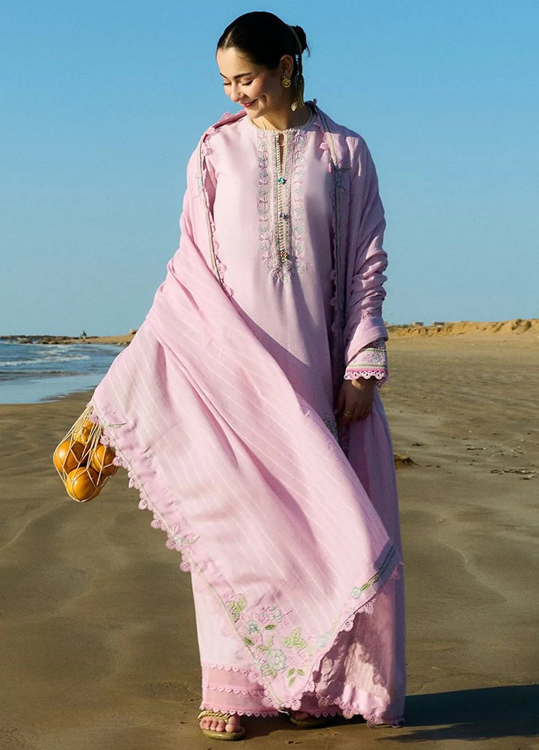 Coco By Zara Shahjahan Embroidered Jacquard Suits Unstitched 3 Piece CZS25L D9B Indi - Summer Collection