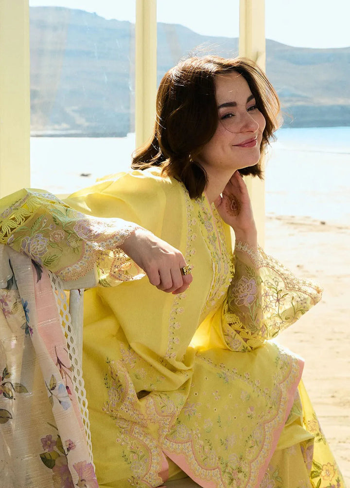 Coco By Zara Shahjahan Embroidered Jacquard Suits Unstitched 3 Piece CZS25L D8A Meadow - Summer Collection