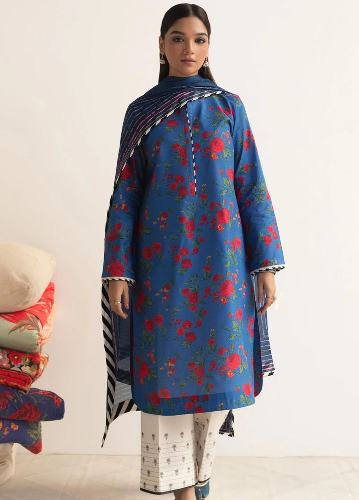 Coco Prints By Zara Shahjahan Printed Lawn Suits Unstitched 3 Piece CZS24P D1 Bulbul - Summer Collection