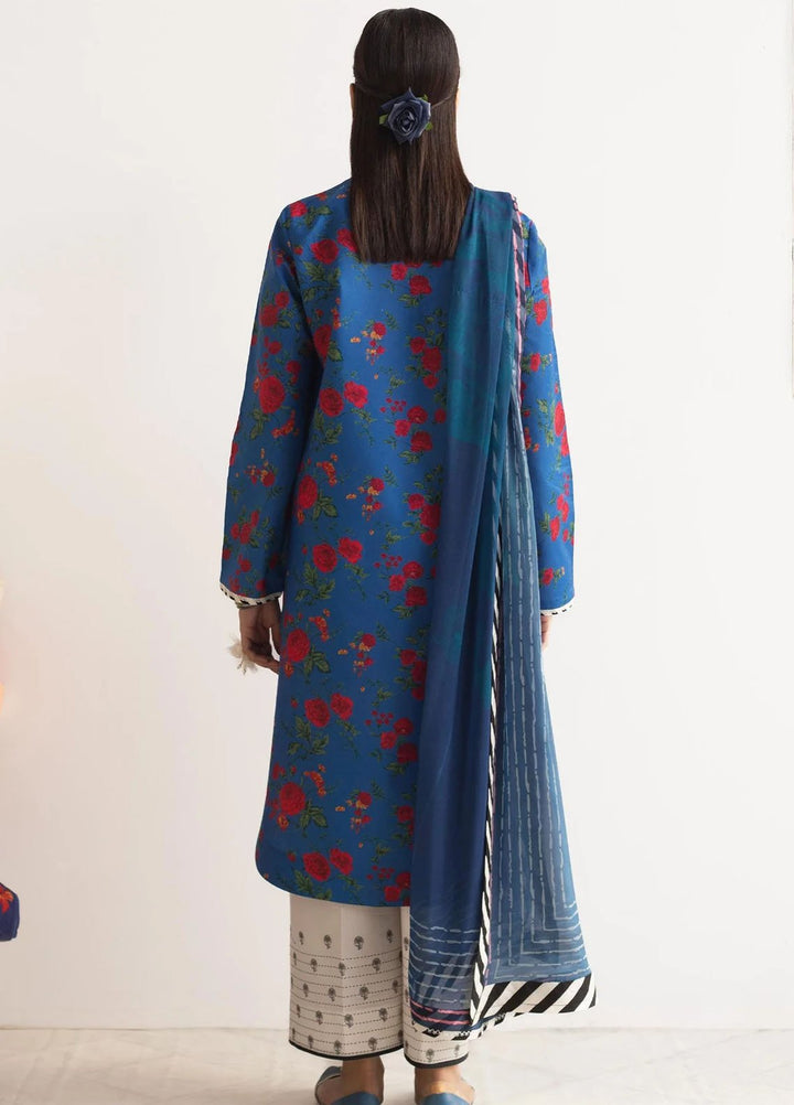 Coco Prints By Zara Shahjahan Printed Lawn Suits Unstitched 3 Piece CZS24P D1 Bulbul - Summer Collection