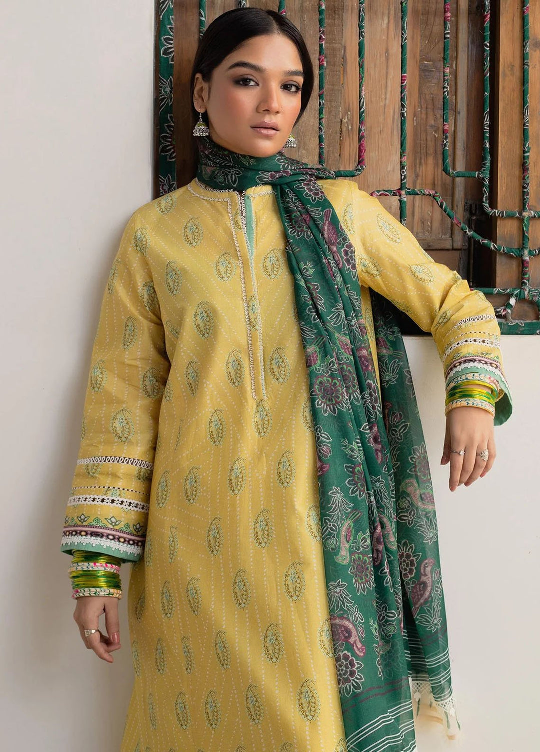 Coco Prints By Zara Shahjahan Printed Lawn Suits Unstitched 3 Piece CZS24P D10 Champa - Summer Collection