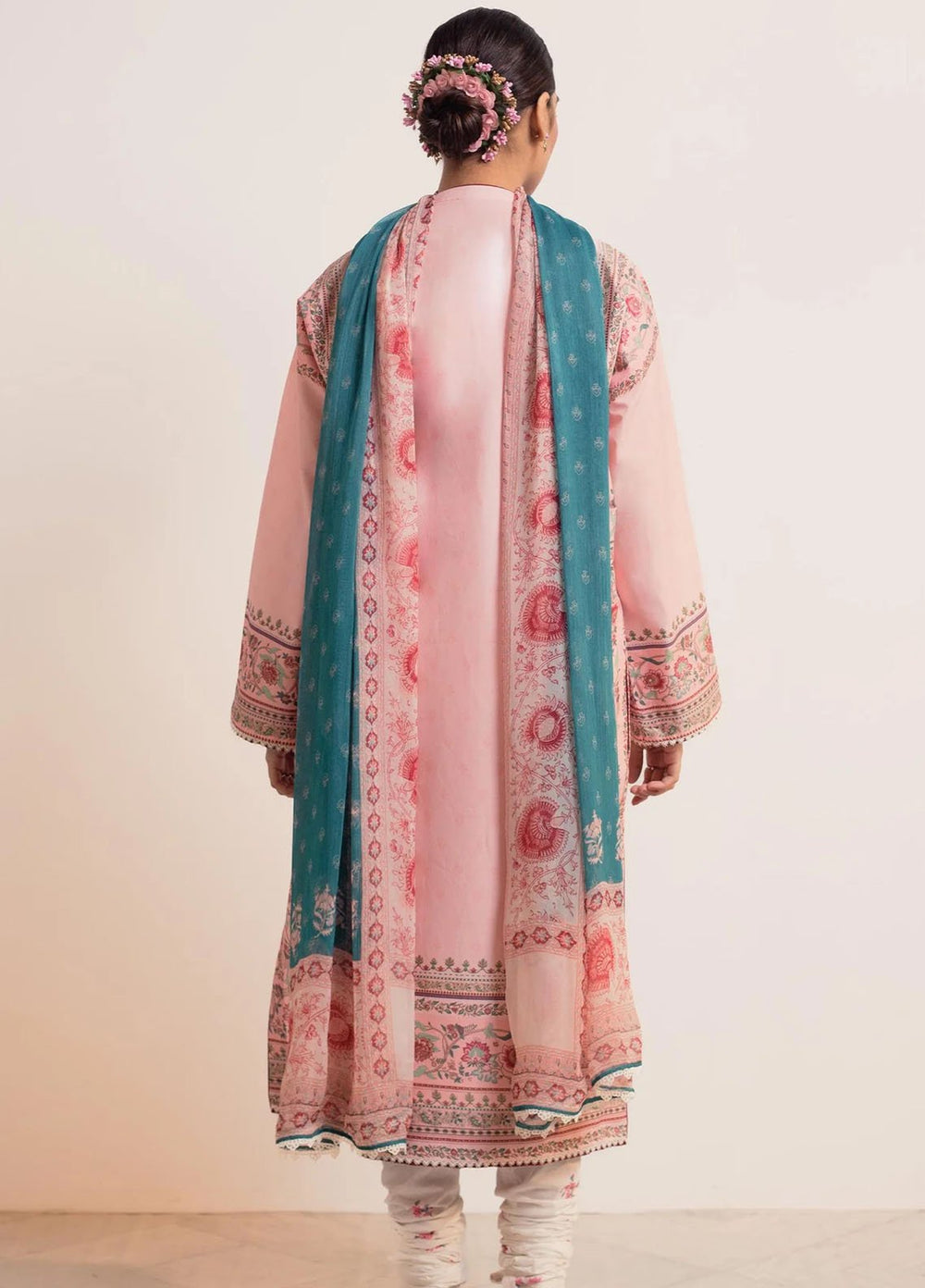 Coco Prints By Zara Shahjahan Printed Lawn Suits Unstitched 3 Piece CZS24P D3 Gulabi - Summer Collection