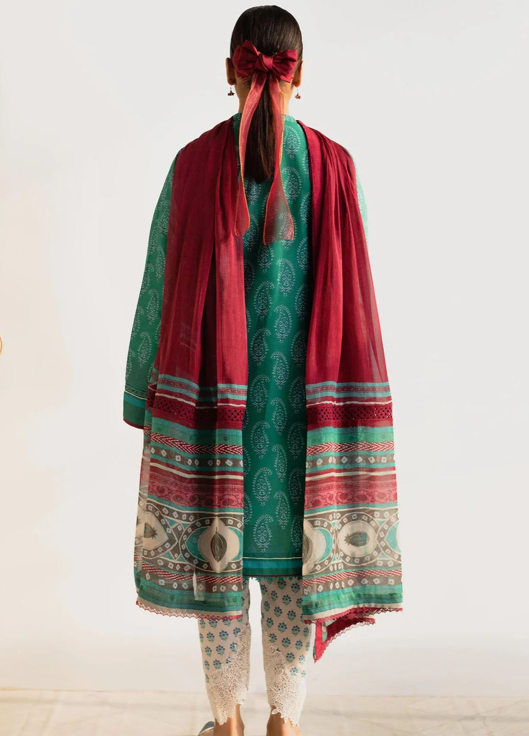 Coco Prints By Zara Shahjahan Printed Lawn Suits Unstitched 3 Piece CZS24P D4 Chaap - Summer Collection