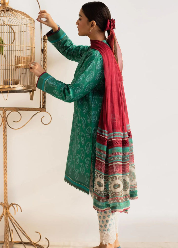 Coco Prints By Zara Shahjahan Printed Lawn Suits Unstitched 3 Piece CZS24P D4 Chaap - Summer Collection