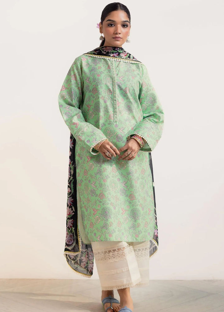 Coco Prints By Zara Shahjahan Printed Lawn Suits Unstitched 3 Piece CZS24P D6 Mehak - Summer Collection