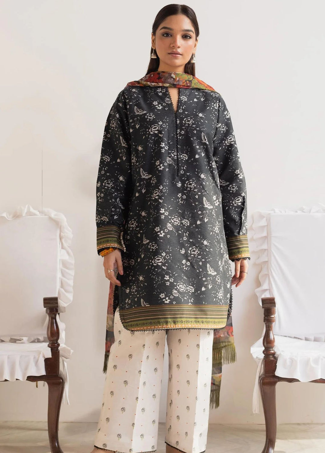 Coco Prints By Zara Shahjahan Printed Lawn Suits Unstitched 3 Piece CZS24P D7 Afsana - Summer Collection