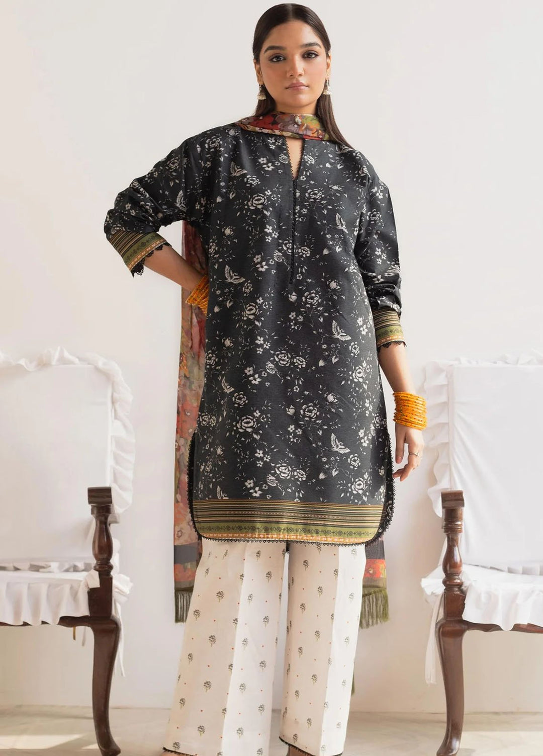 Coco Prints By Zara Shahjahan Printed Lawn Suits Unstitched 3 Piece CZS24P D7 Afsana - Summer Collection