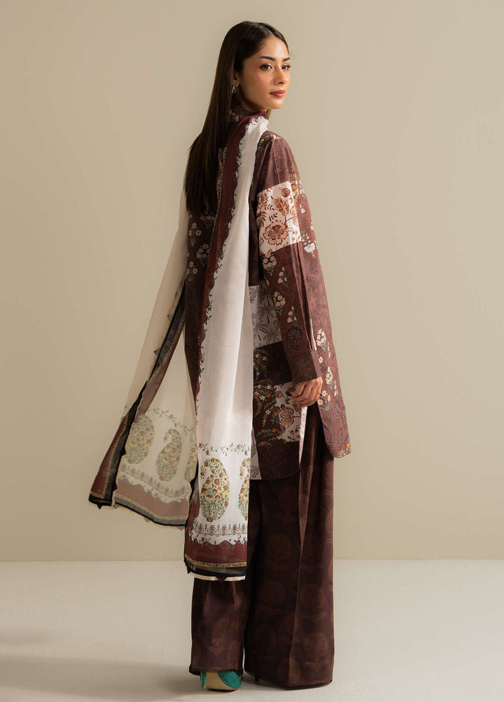 Coco Prints by Zara Shahjahan Printed Lawn Suits Unstitched 3 Piece CZS25PS D-05 B Mevi - Summer Collection