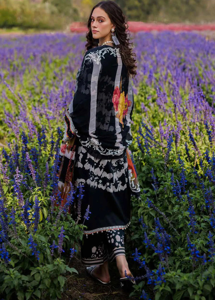 Combination by Charizma Embroidered Lawn Suits Unstitched 3 Piece CRZ25CL CC5-01 - Summer Collection