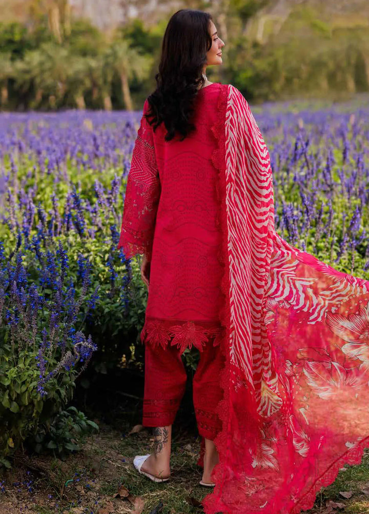 Combination by Charizma Embroidered Lawn Suits Unstitched 3 Piece CRZ25CL CC5-02 - Summer Collection