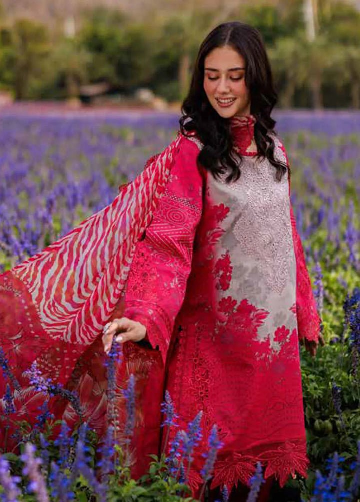 Combination by Charizma Embroidered Lawn Suits Unstitched 3 Piece CRZ25CL CC5-02 - Summer Collection