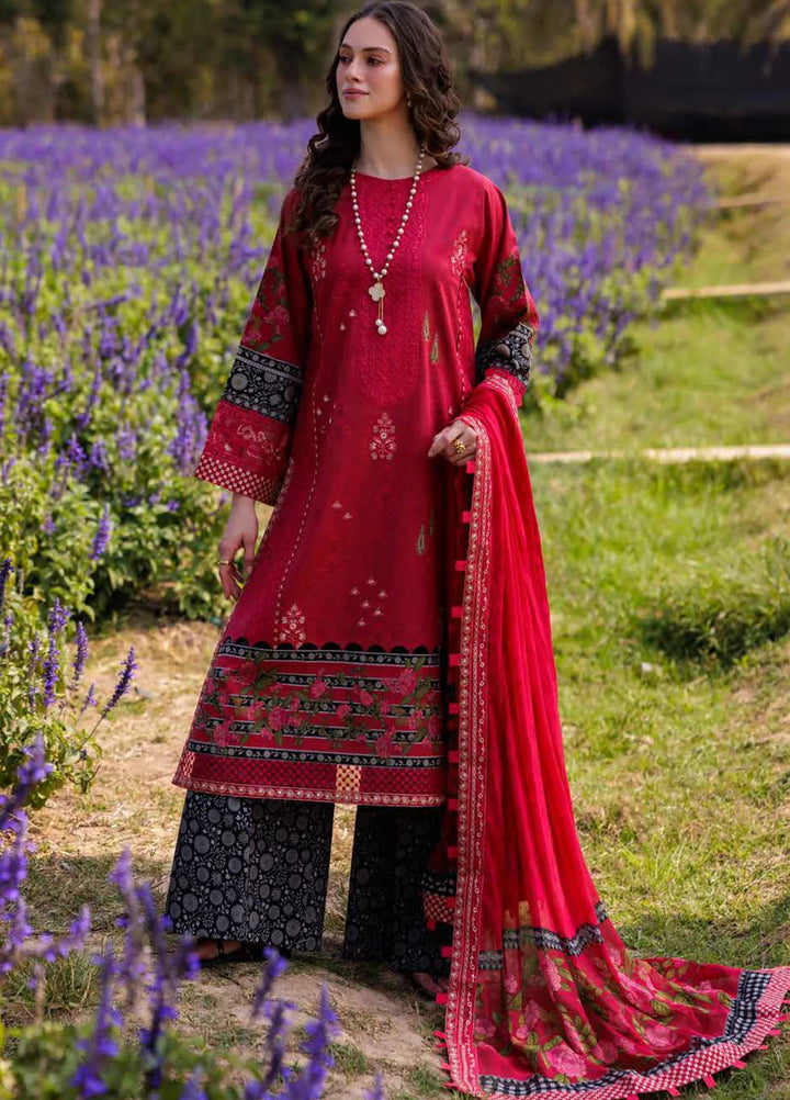 Combination by Charizma Embroidered Lawn Suits Unstitched 3 Piece CRZ25CL CC5-04 - Summer Collection