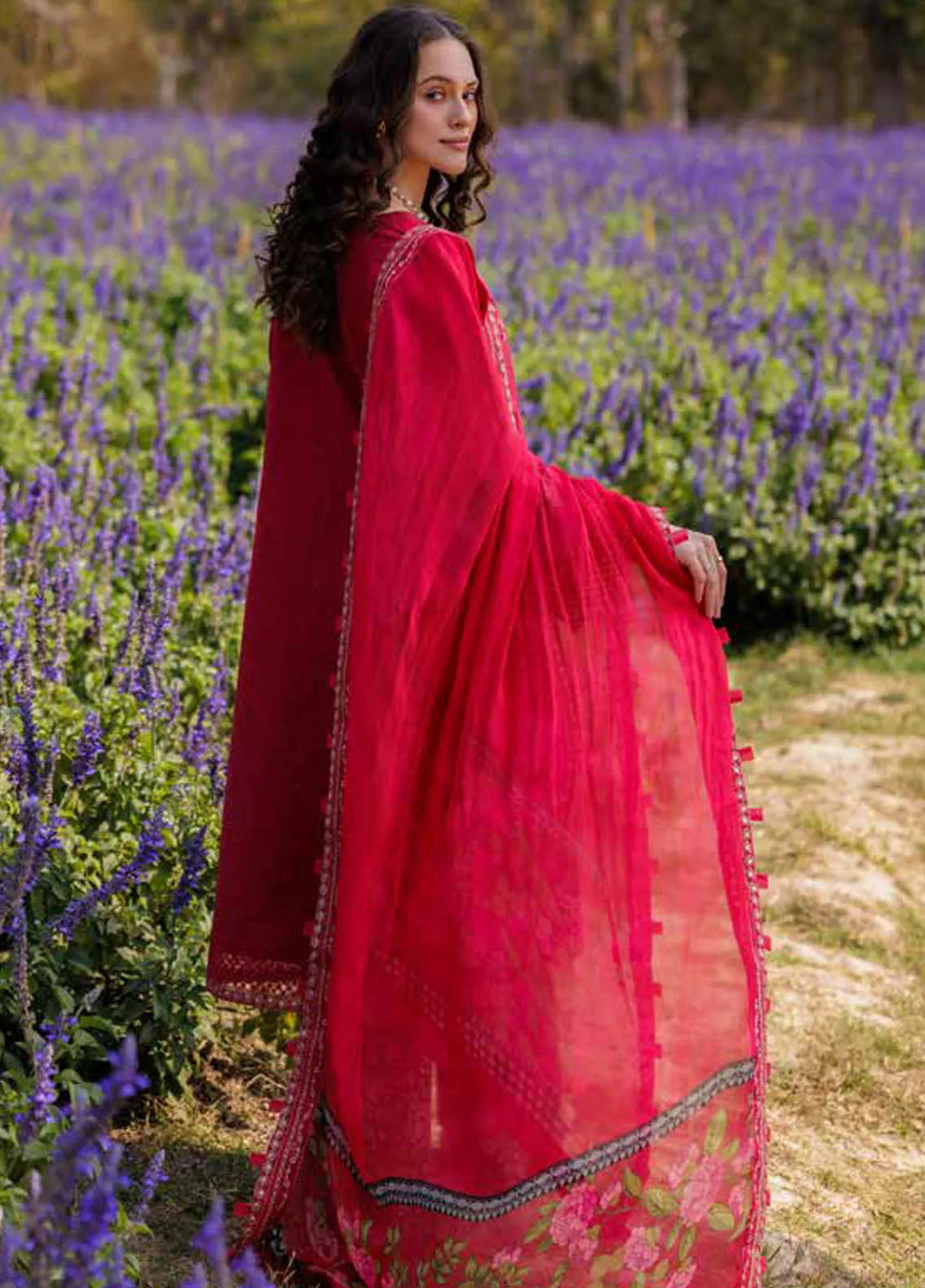 Combination by Charizma Embroidered Lawn Suits Unstitched 3 Piece CRZ25CL CC5-04 - Summer Collection