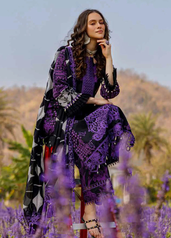 Combination by Charizma Embroidered Lawn Suits Unstitched 3 Piece CRZ25CL CC5-06 - Summer Collection