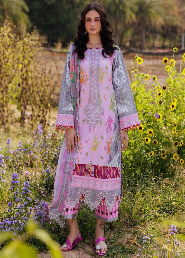 Combination by Charizma Embroidered Lawn Suits Unstitched 3 Piece CRZ25CL CC5-07 - Summer Collection