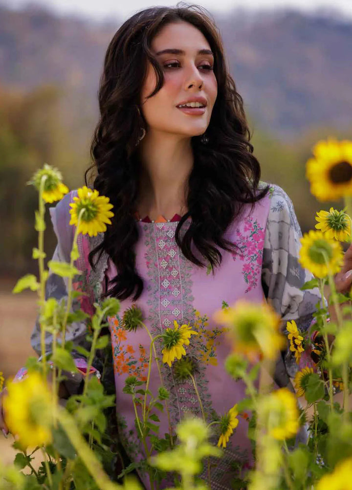 Combination by Charizma Embroidered Lawn Suits Unstitched 3 Piece CRZ25CL CC5-07 - Summer Collection