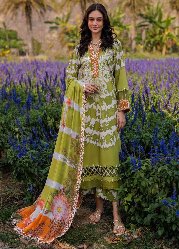 Combination by Charizma Embroidered Lawn Suits Unstitched 3 Piece CRZ25CL CC5-08 - Summer Collection