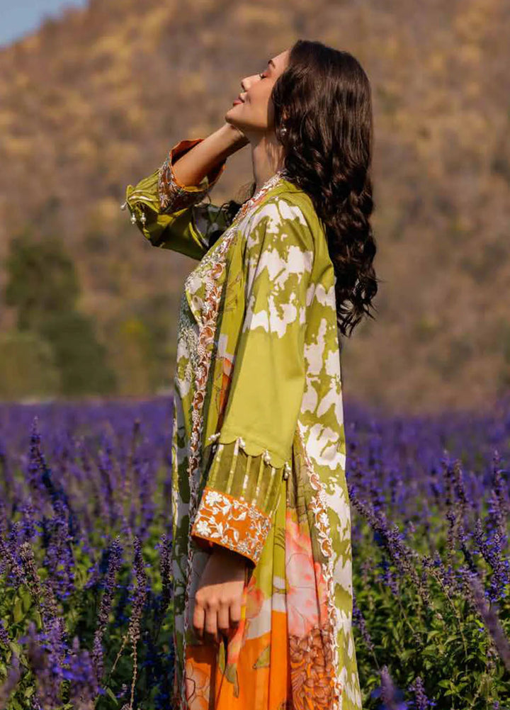 Combination by Charizma Embroidered Lawn Suits Unstitched 3 Piece CRZ25CL CC5-08 - Summer Collection