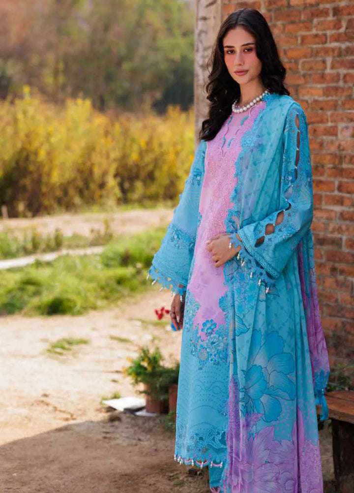 Combination by Charizma Embroidered Lawn Suits Unstitched 3 Piece CRZ25CL CC5-09 - Summer Collection